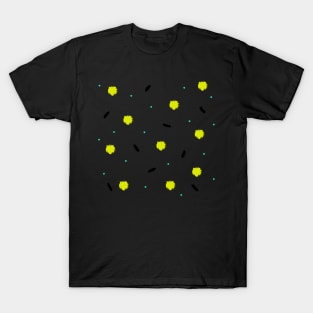 Yellow brush dots T-Shirt